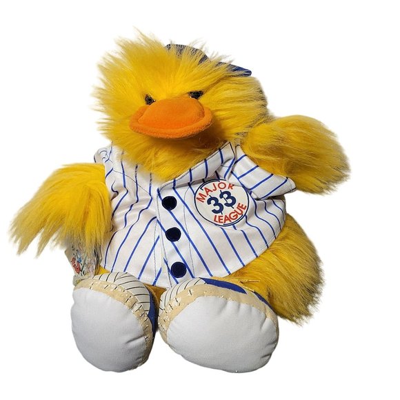 Vintage 1988 Googles by Ganz Mickey Duck Baseball Plush Stuffed Animal 80s Retro - Picture 1 of 14